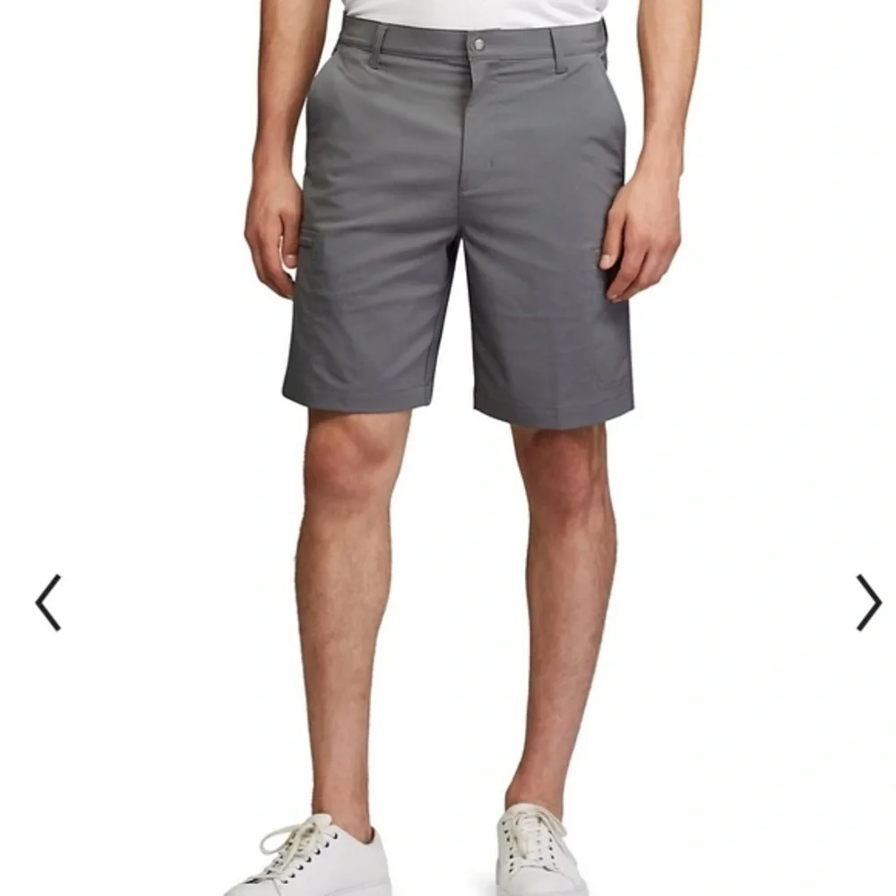 Chaps Sportswear Grey Flat Front Classic Shorts 34